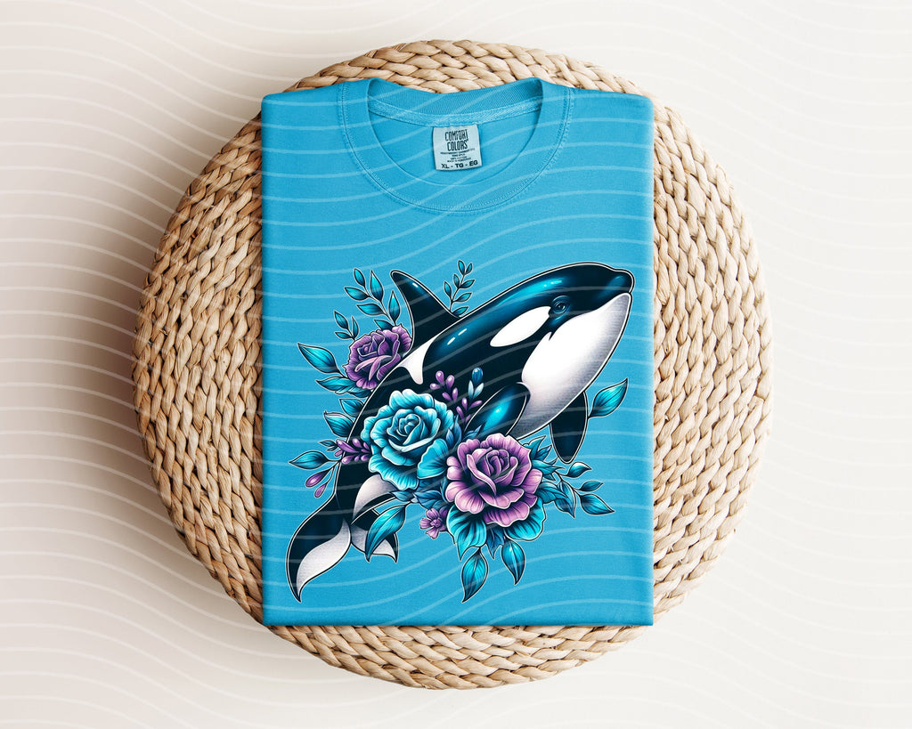 Floral Orca Graphic Tee product image 1