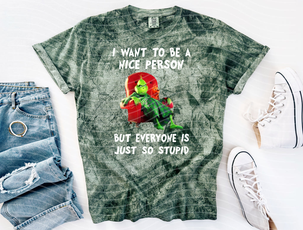 I Want to Be a Nice Person Graphic Tee product image 1