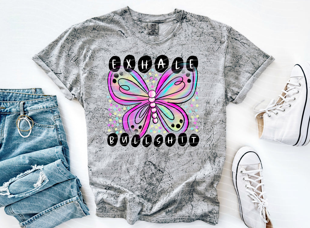 Exhale Bullsh** Graphic Tee product image 1