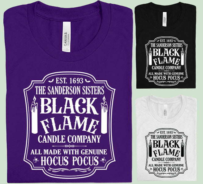 Black Flame Candle Company Graphic Tee product image 1