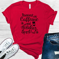 Running on Caffeine and Holiday Spirit Graphic Tee product image 1