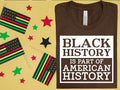 Black History is Part of American Graphic Tee product image 1