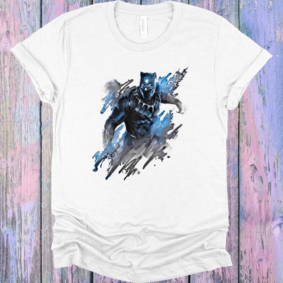 Black Panther Watercolor Graphic Tee product image 1