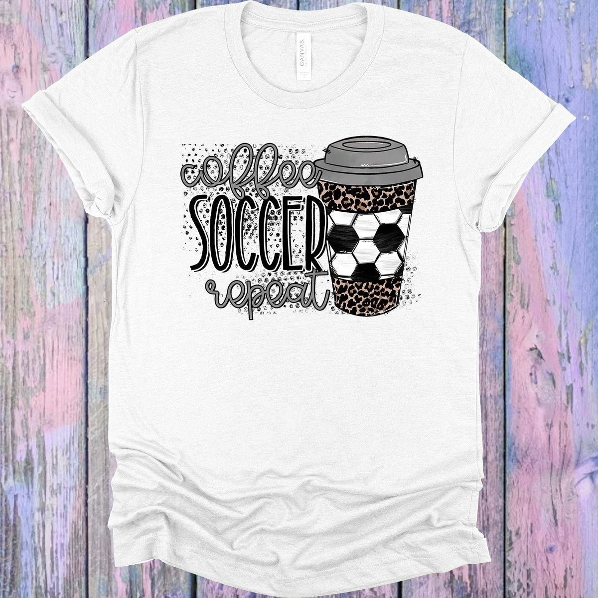 Coffee Soccer Repeat Graphic Tee product image 1