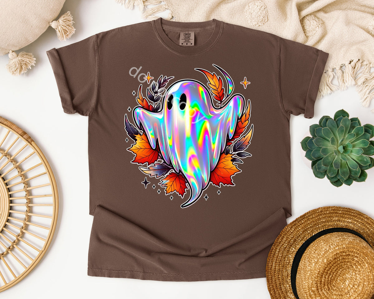 Holographic Ghost Graphic Tee product image 1