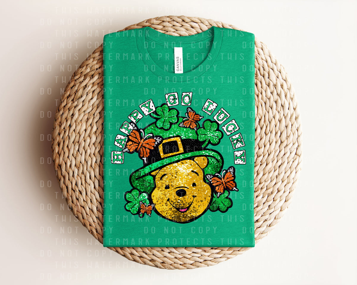 Happy Go Lucky Graphic Tee product image 1
