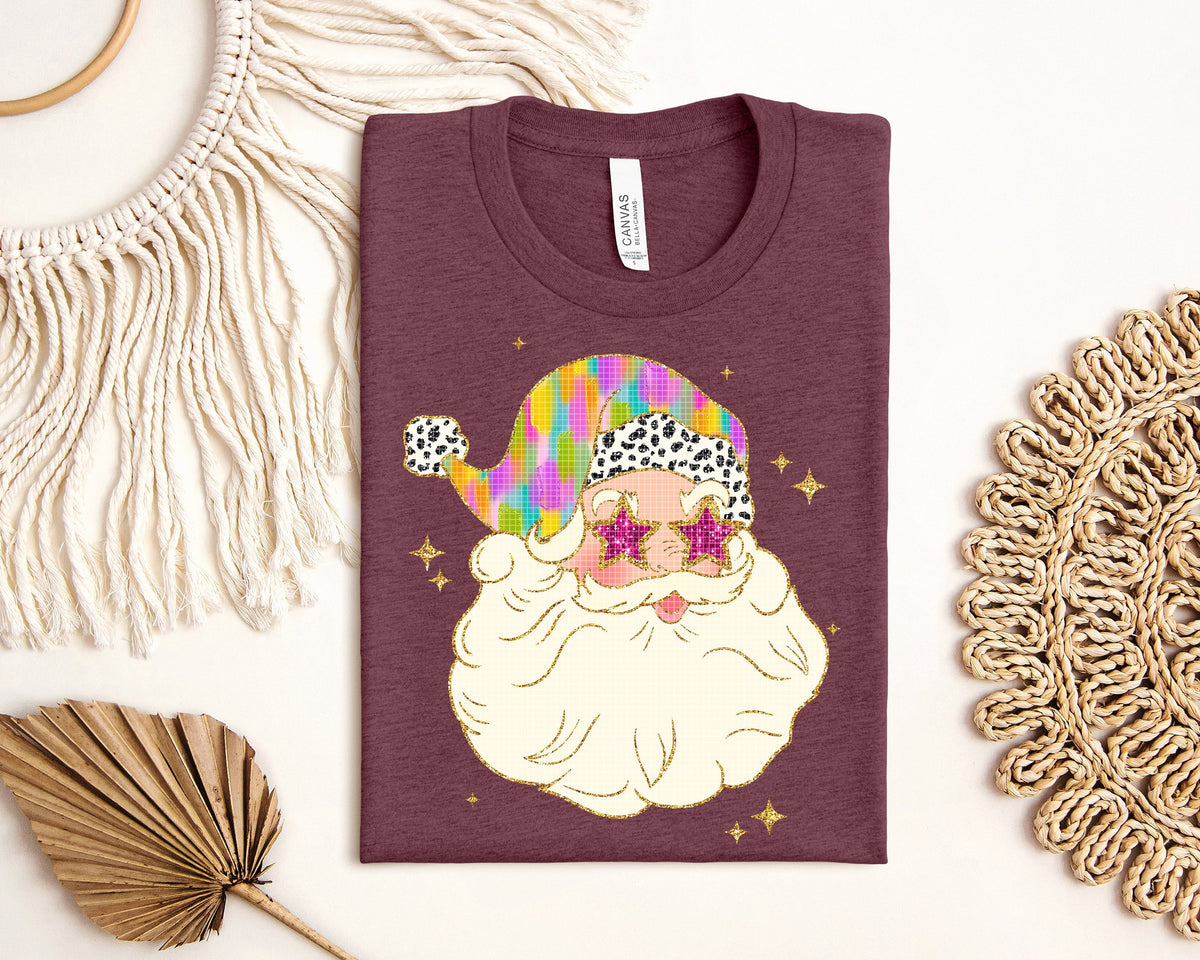 Brushstroke Santa Graphic Tee product image 1