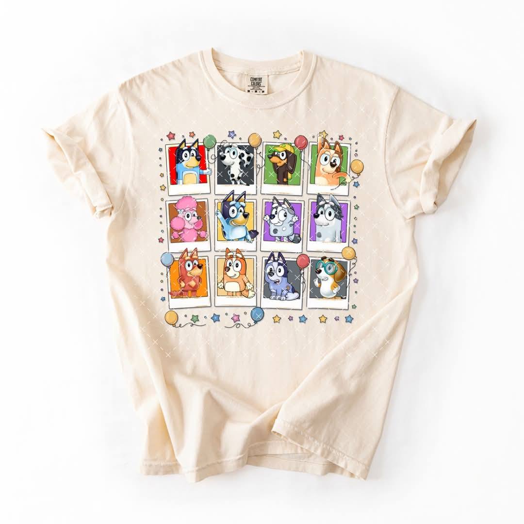 Blue Polaroid Graphic Tee product image 1