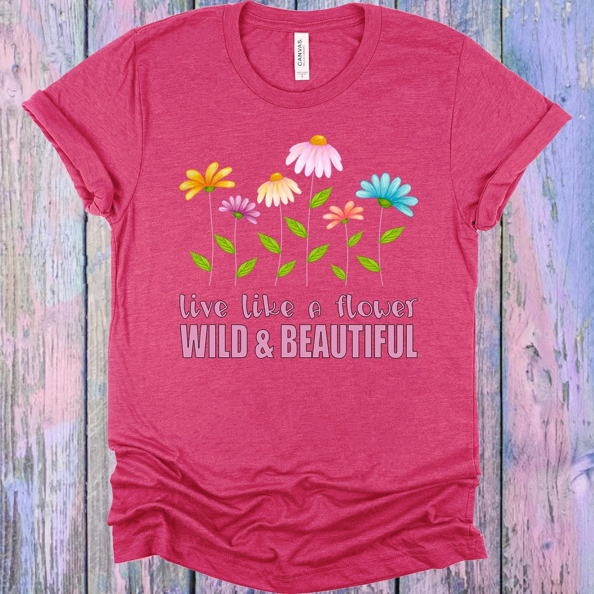 Live Like a Flower Graphic Tee product image 2