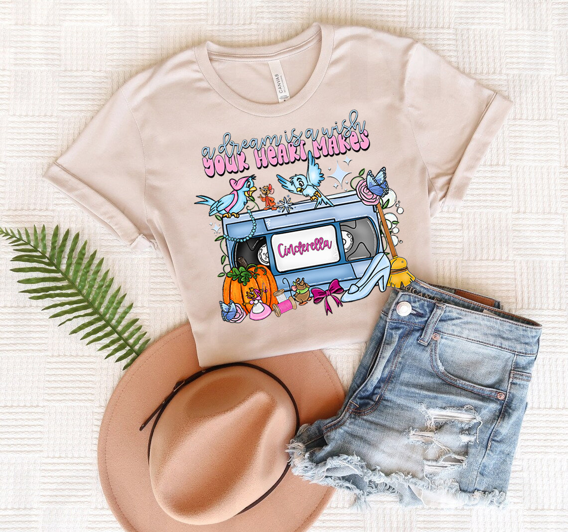A Dream is a Wish Your Heart Makes Graphic Tee product image 1