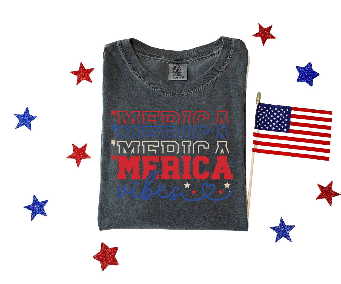 Merica Vibes Graphic Tee product image 1