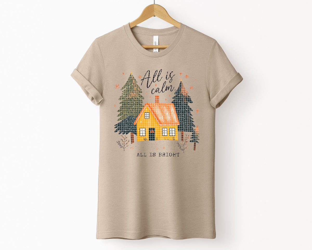All is Calm is Bright Graphic Tee product image 1
