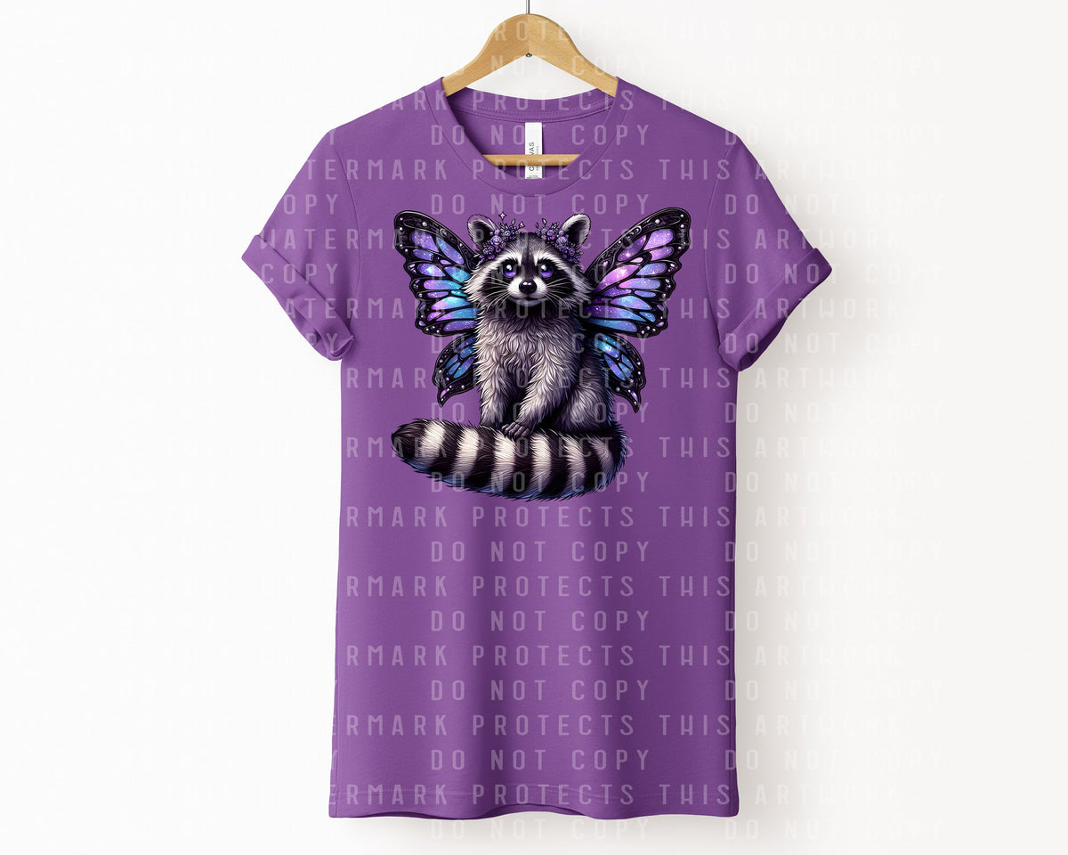 Goth Fairy Raccoon Graphic Tee product image 1