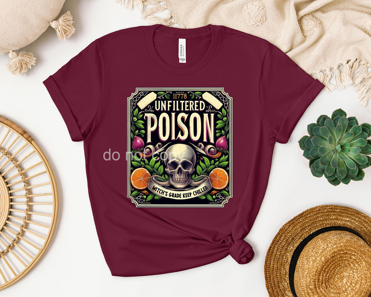 Unfiltered Poison Label Graphic Tee product image 1