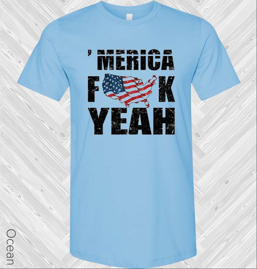 'Merica F*** Yeah Graphic Tee product image 1