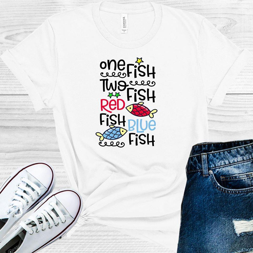 One Fish Two Red Blue Graphic Tee product image 1