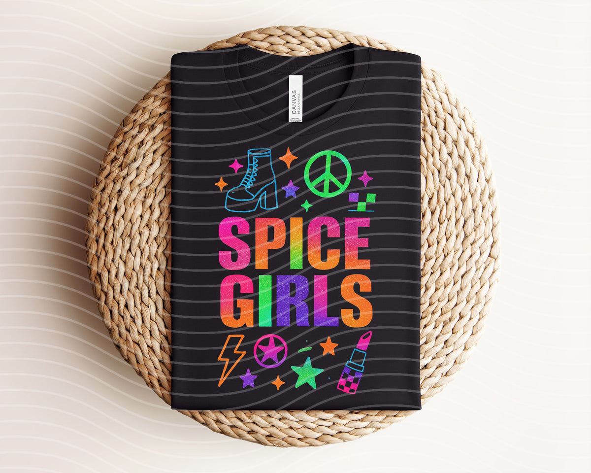 Spice Girls Neon Graphic Tee product image 1