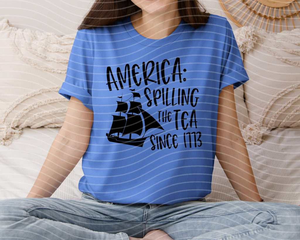 America Spilling the Tea Since 1773 Graphic Tee product image 1