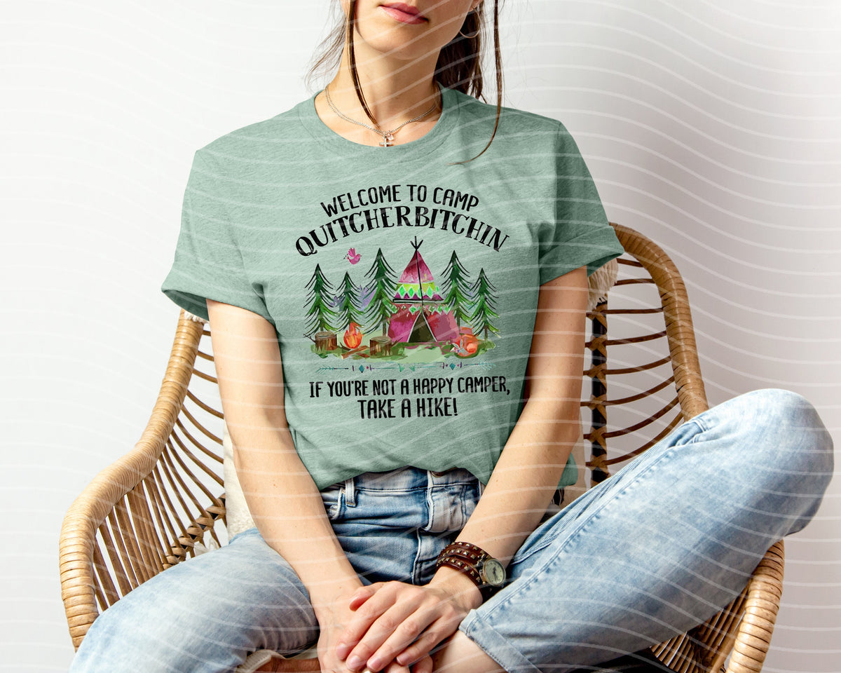 Welcome to Camp Quitcherbitchin Graphic Tee product image 1