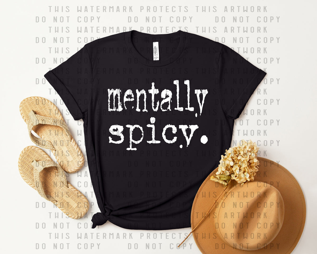 Mentally Spicy Graphic Tee product image 1