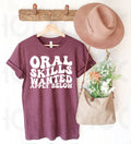 Oral Skills Wanted Graphic Tee product image 1