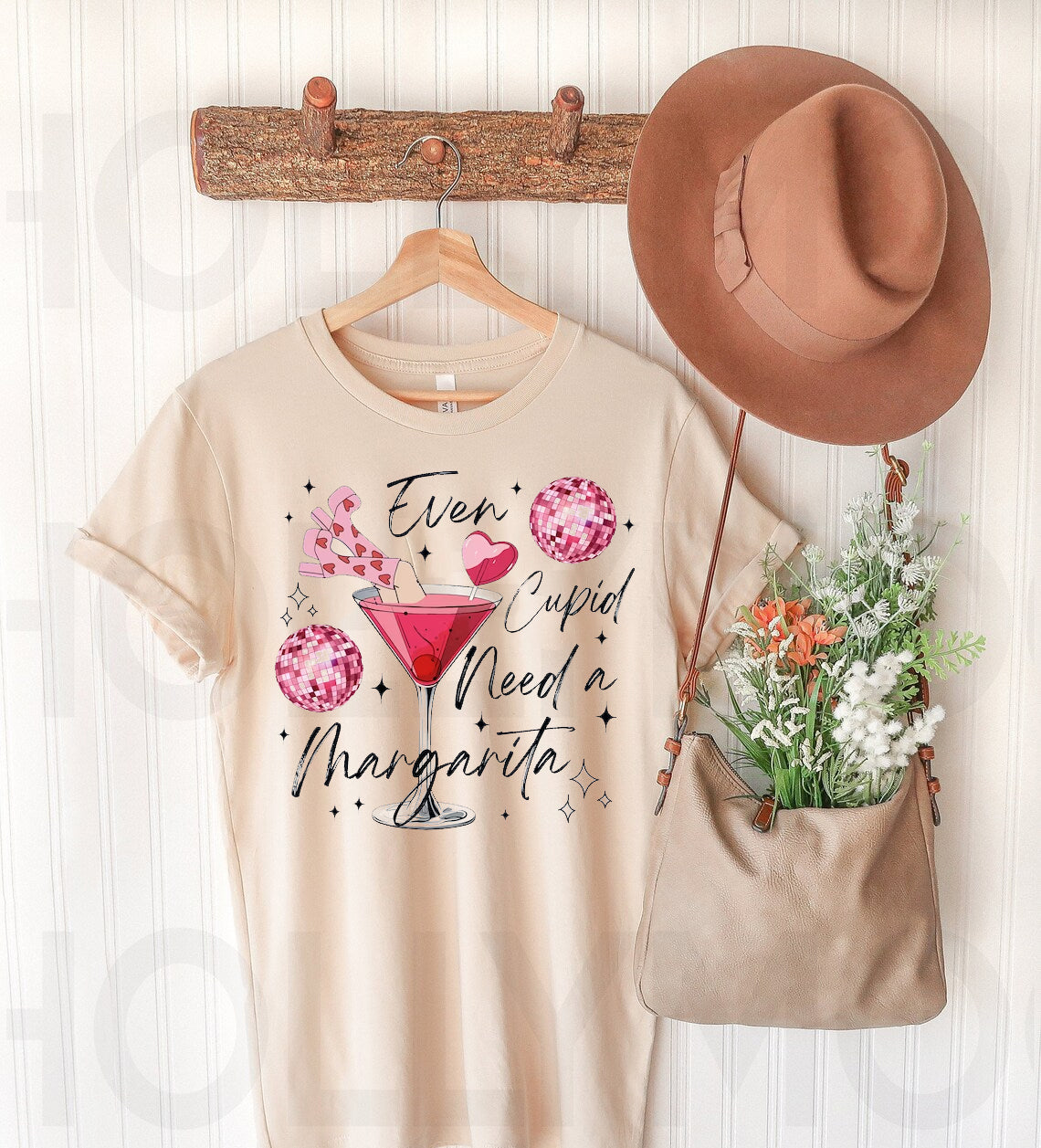 Even Cupid Need a Margarita Graphic Tee product image 1