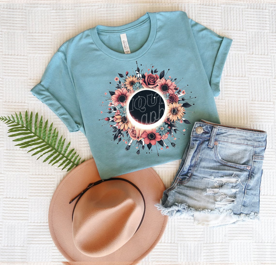 Floral Eclipse Graphic Tee product image 1