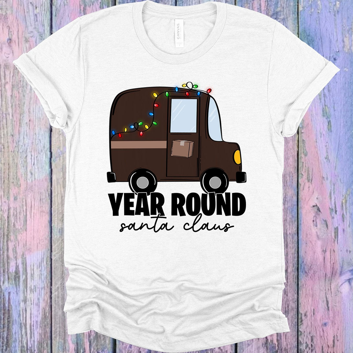 Year Round Santa Claus (UPS) Graphic Tee product image 1