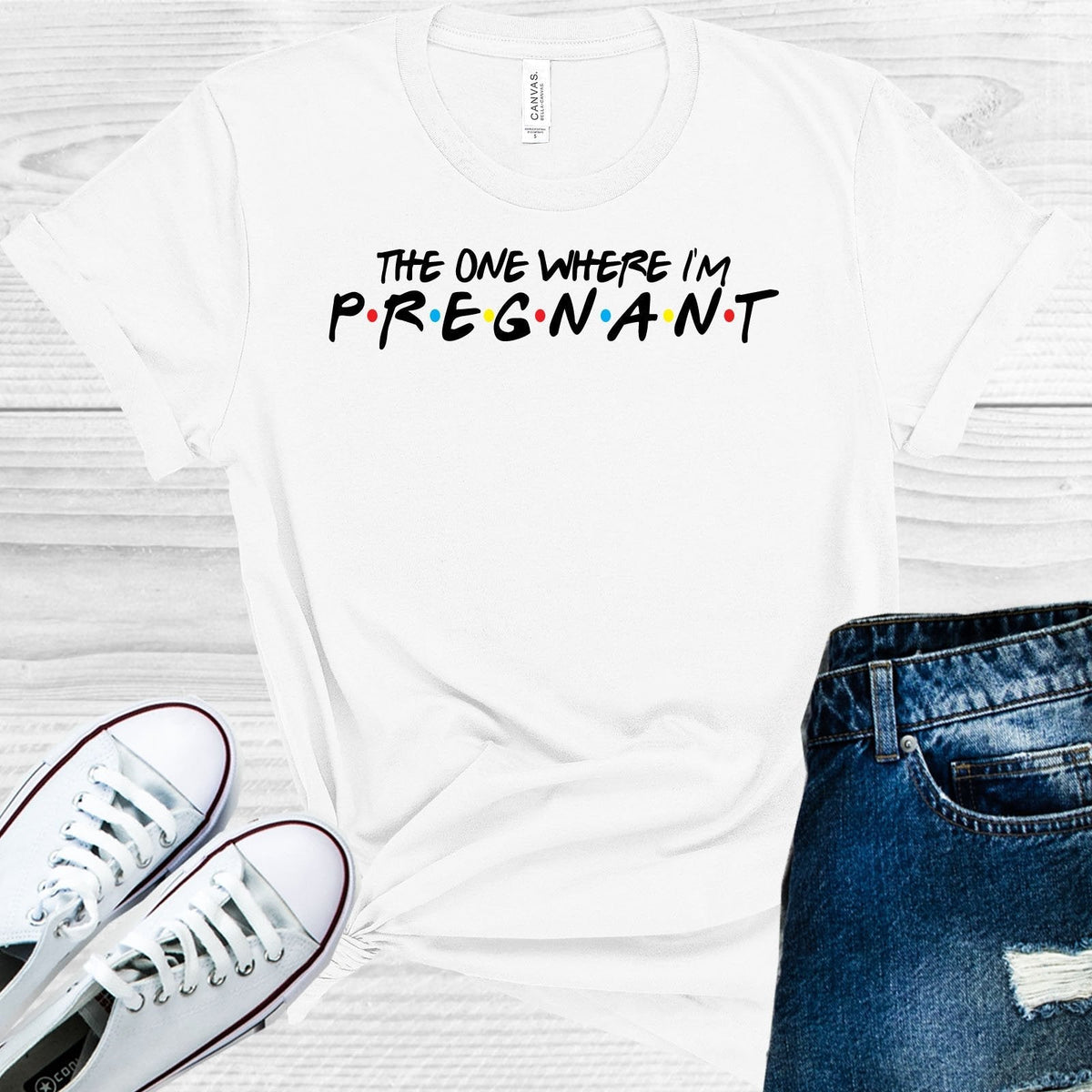 The One Where I'm Pregnant Graphic Tee product image 1