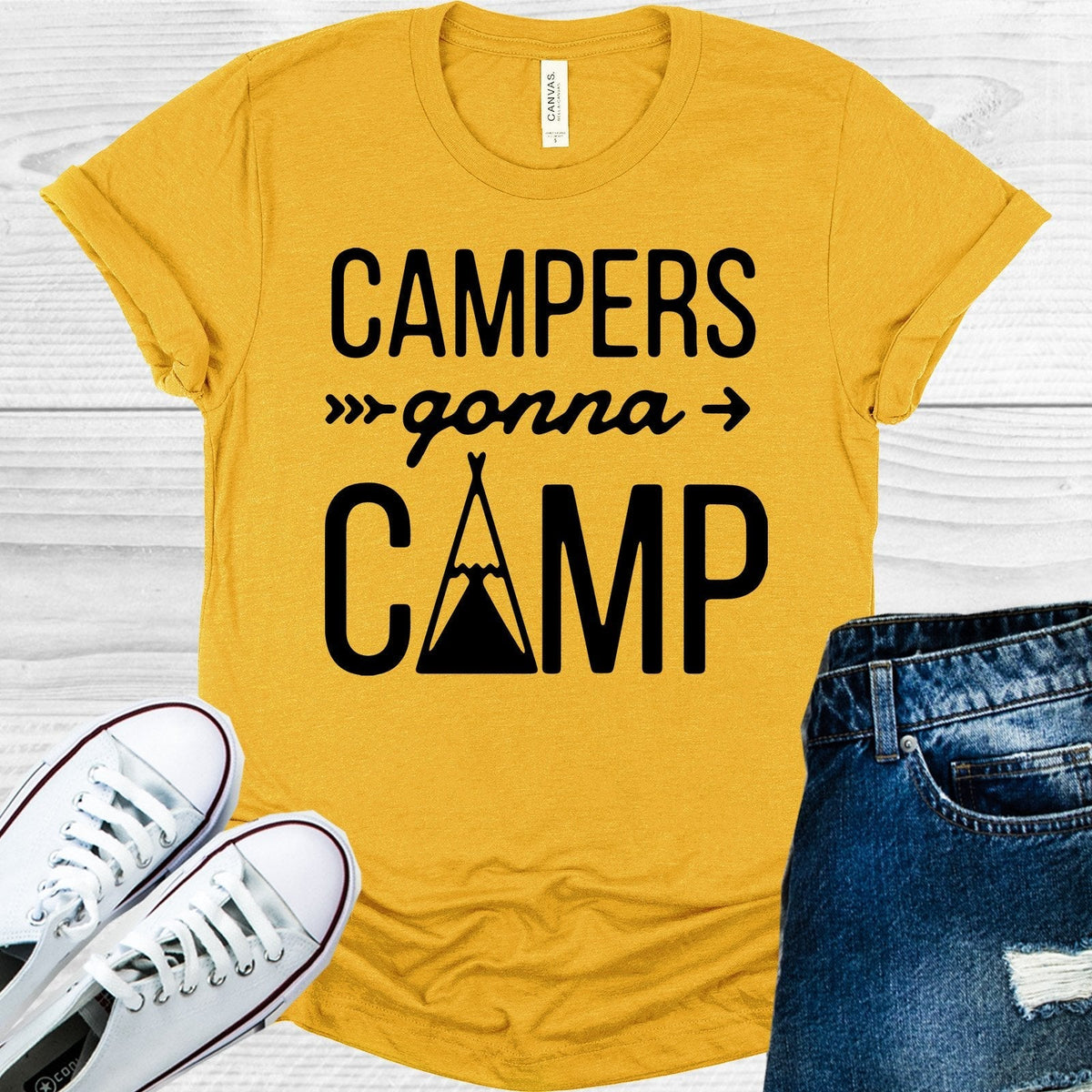Campers Gonna Camp Graphic Tee product image 1